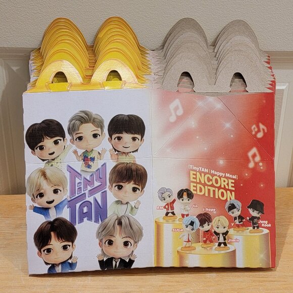 11 BTS Tiny Tan McDonald's Happy Meal Boxes, 2025 Collectable. - Picture 4 of 5